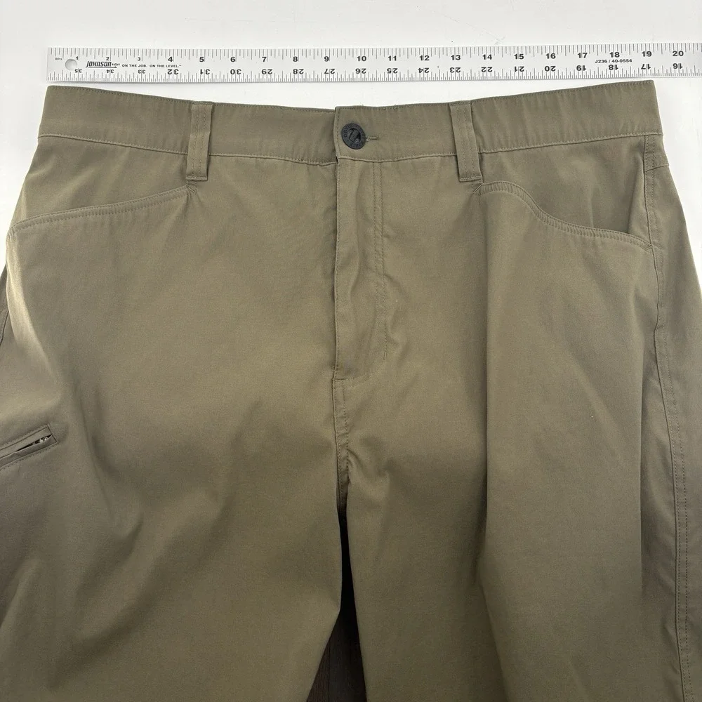 Orvis Tech Utilty Pants Green Water Repellent Stretch Golf Hiking Men 40X30‎